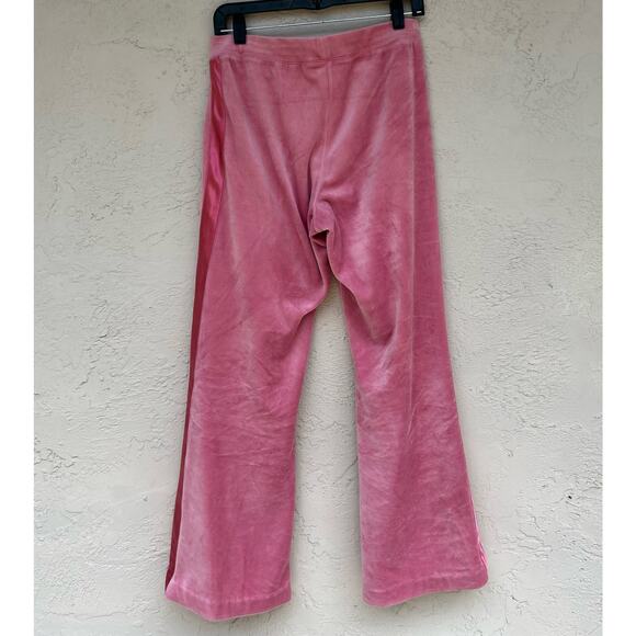 Y2k Pink Velour Track Pants Size Small - Picture 2 of 5